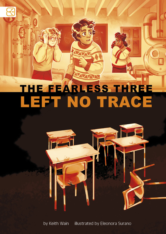 Left No Trace (Spark Decodables: The Fearless Three) book cover by Keith Wain