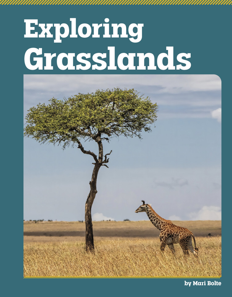 Exploring Grasslands (Exploring Biomes) book cover by Mari Bolte