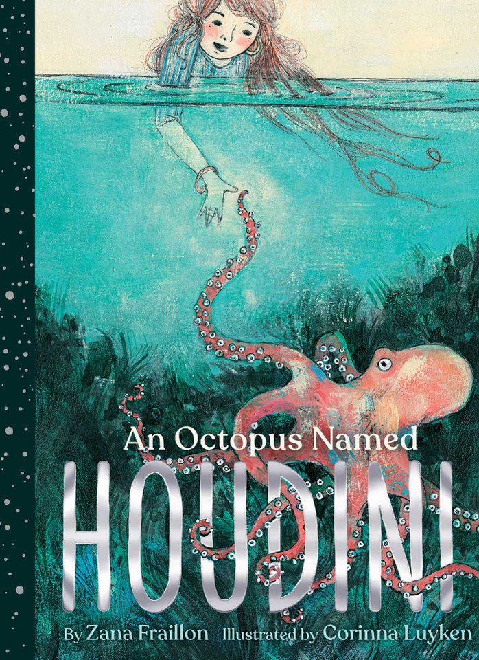 An Octopus Named Houdini book cover by Zana Fraillon