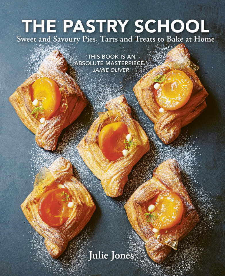 Pastry School: Sweet and Savoury Pies, Tarts and Treats to Bake at Home book cover by Julie Jones