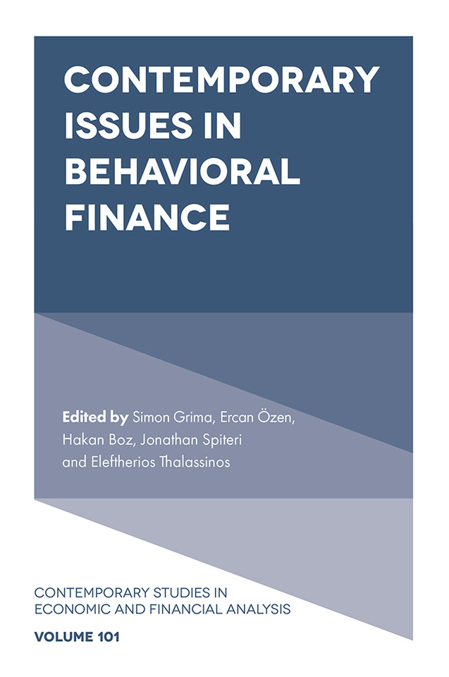 Contemporary Issues in Behavioral Finance (Contemporary Studies in Economic and Financial Analysis #101) book cover by 