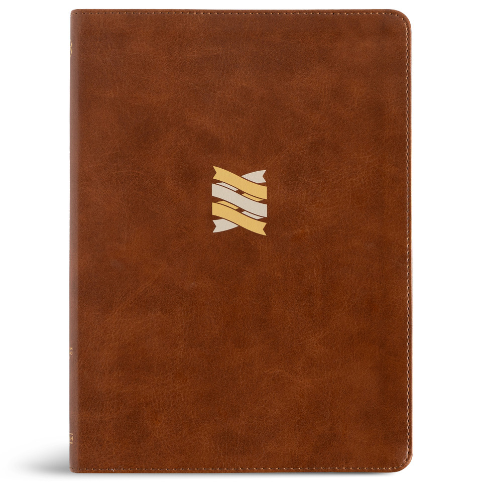 CSB Connecting Scripture New Testament, Brown LeatherTouch: A Study Bible of Biblical Allusions and Quotations book cover by CSB Bibles by Holman