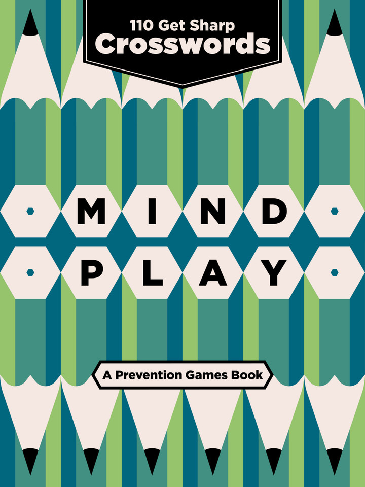 Mind Play: 110 Get Sharp Crosswords (A Prevention Games Book) (Prevention Games) book cover by Prevention