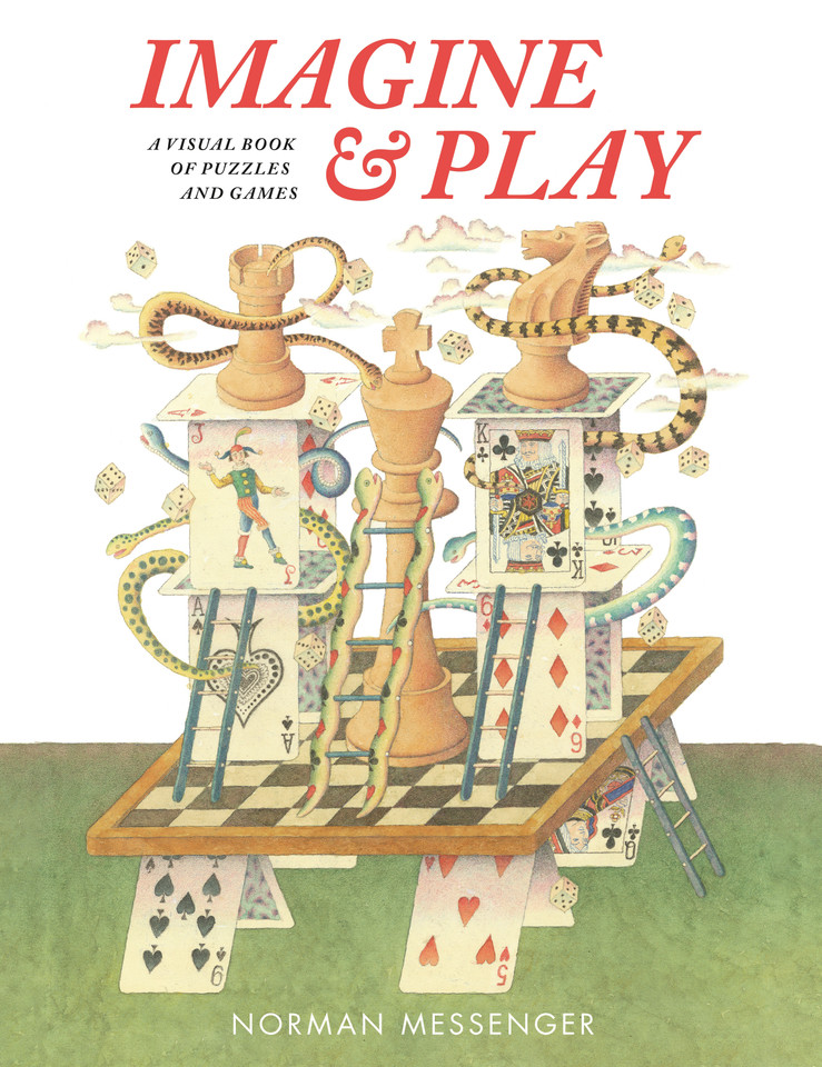 Imagine & Play: A Fantastical Book of Puzzles and Games book cover by Norman Messenger