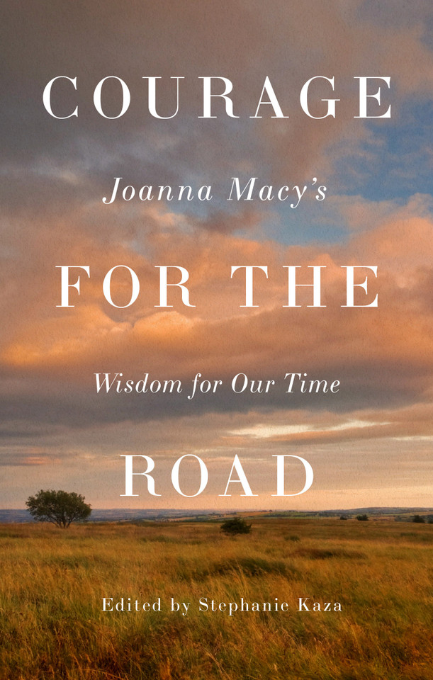 Courage for the Road: Joanna Macy's Wisdom for Our Time book cover by Joanna Macy