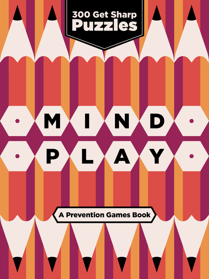 Mind Play: 300 Get Sharp Puzzles (A Prevention Games Book) (Prevention Games) book cover by Prevention