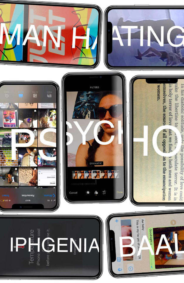 Man Hating Psycho book cover by Iphgenia Baal