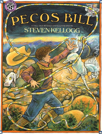 Pecos Bill book cover by Steven Kellogg