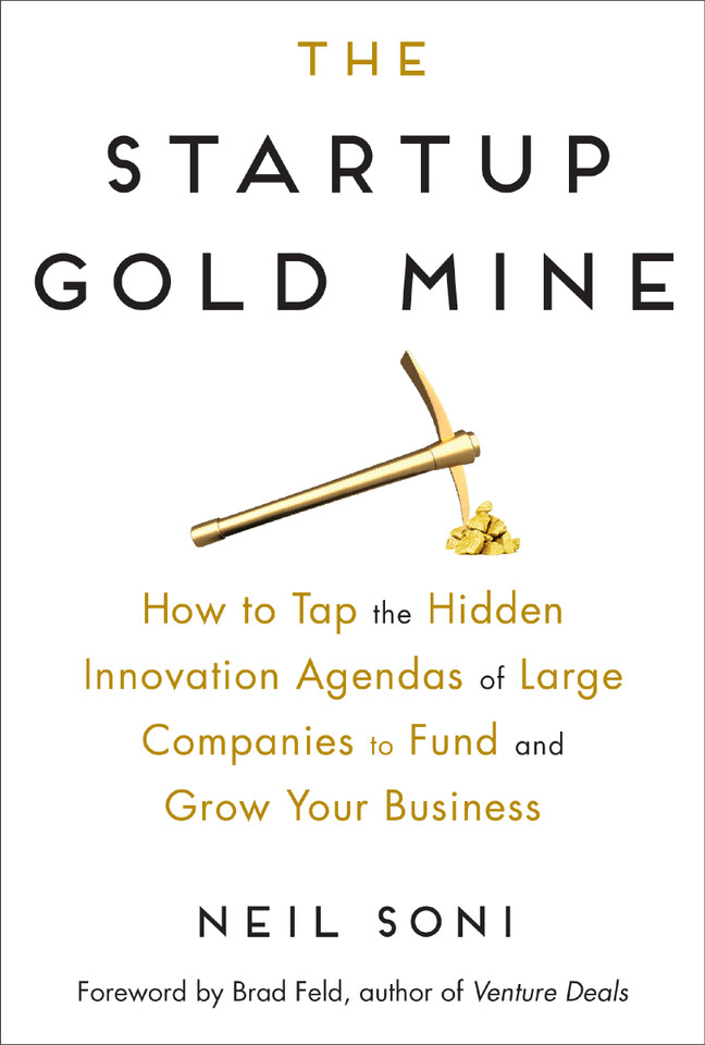 The Startup Gold Mine: How to Tap the Hidden Innovation Agendas of Large Companies to Fund and Grow Your Business book cover by Neil Soni