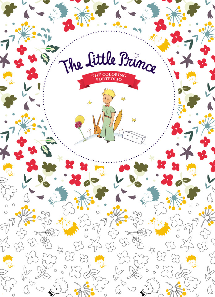 The Little Prince: The Coloring Portfolio book cover by 