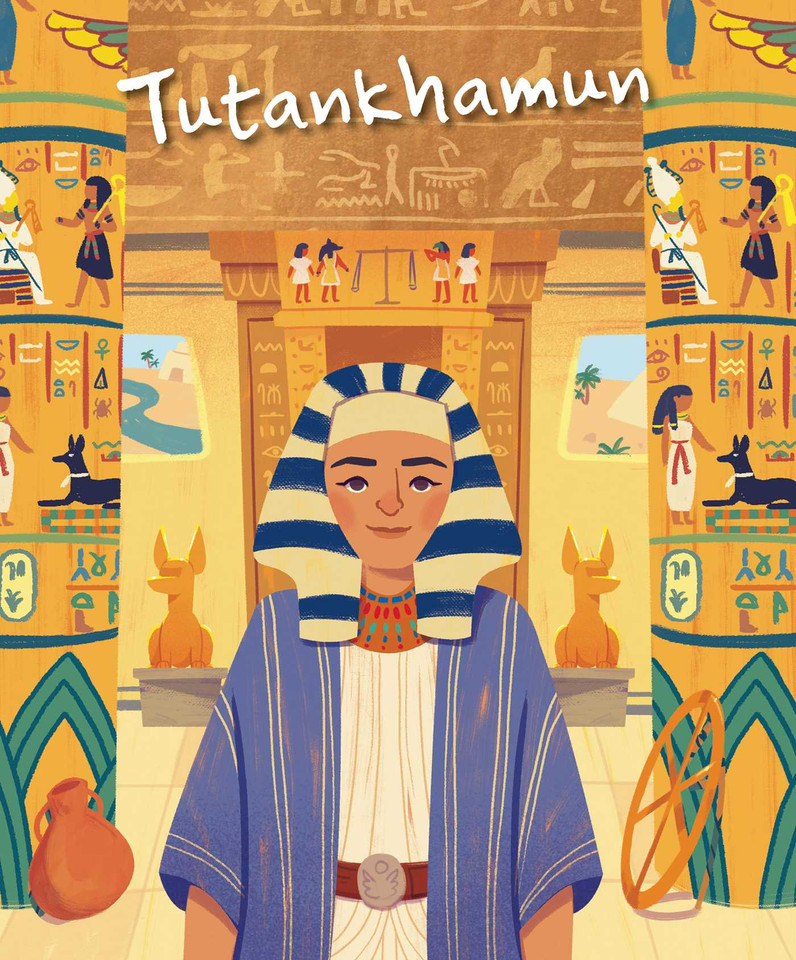 Tutankhamun (Genius Series: Illustrated Biographies) book cover by Elizabeth Cook