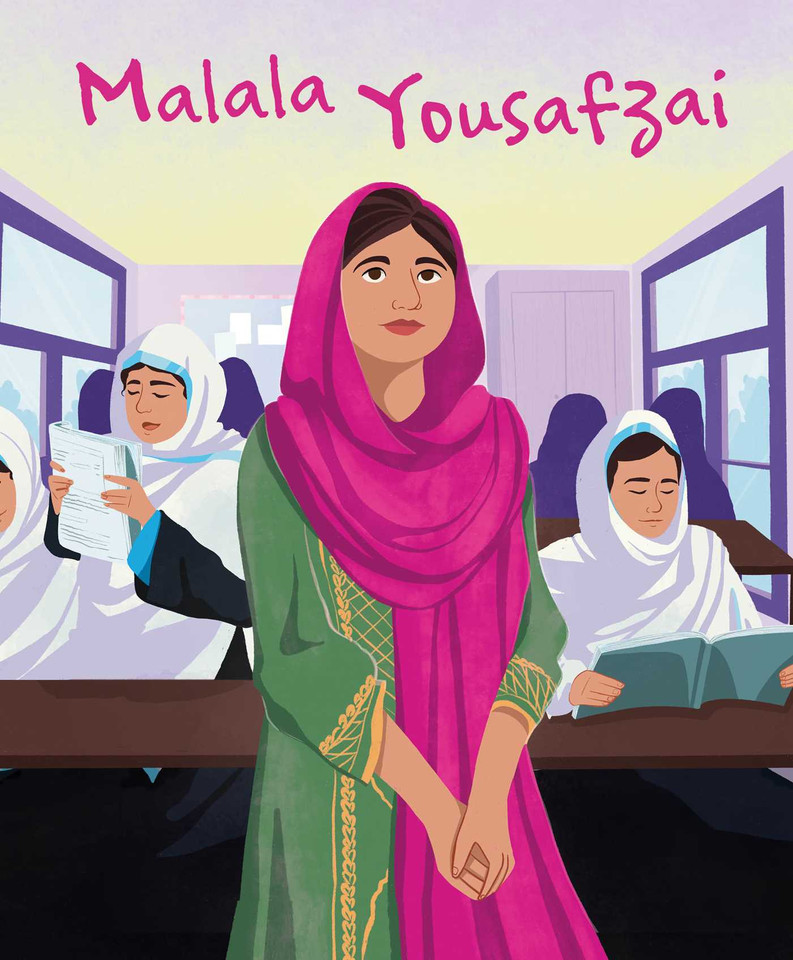 Malala Yousafzai (Genius Series: Illustrated Biographies) book cover by Claire Sipi