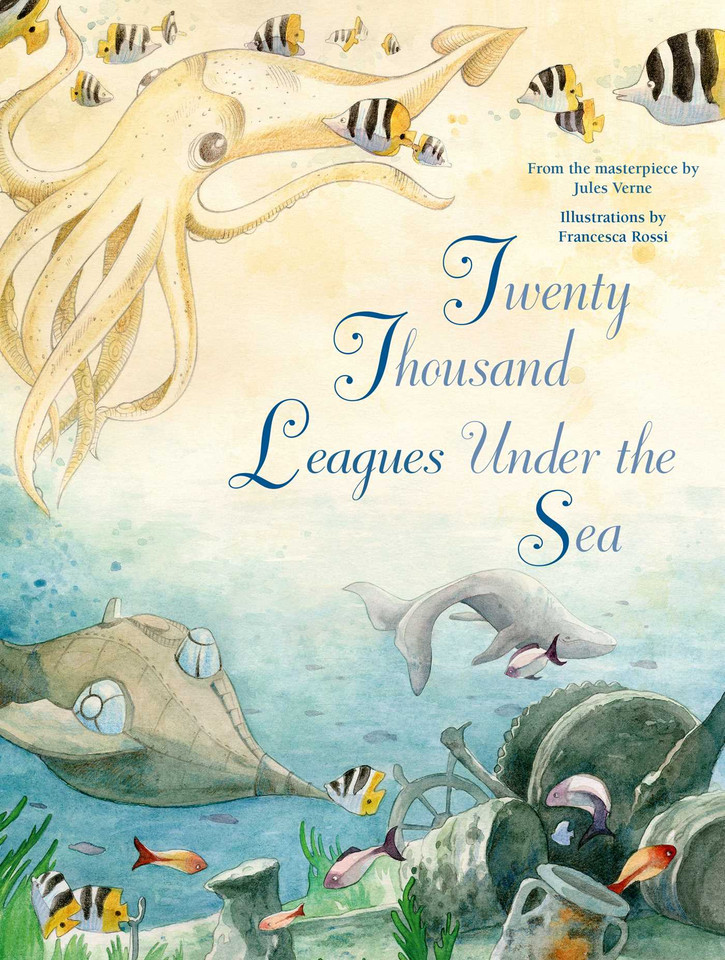 Twenty Thousand Leagues Under the Sea book cover by Jules Verne