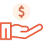 Hand with dollar sign
