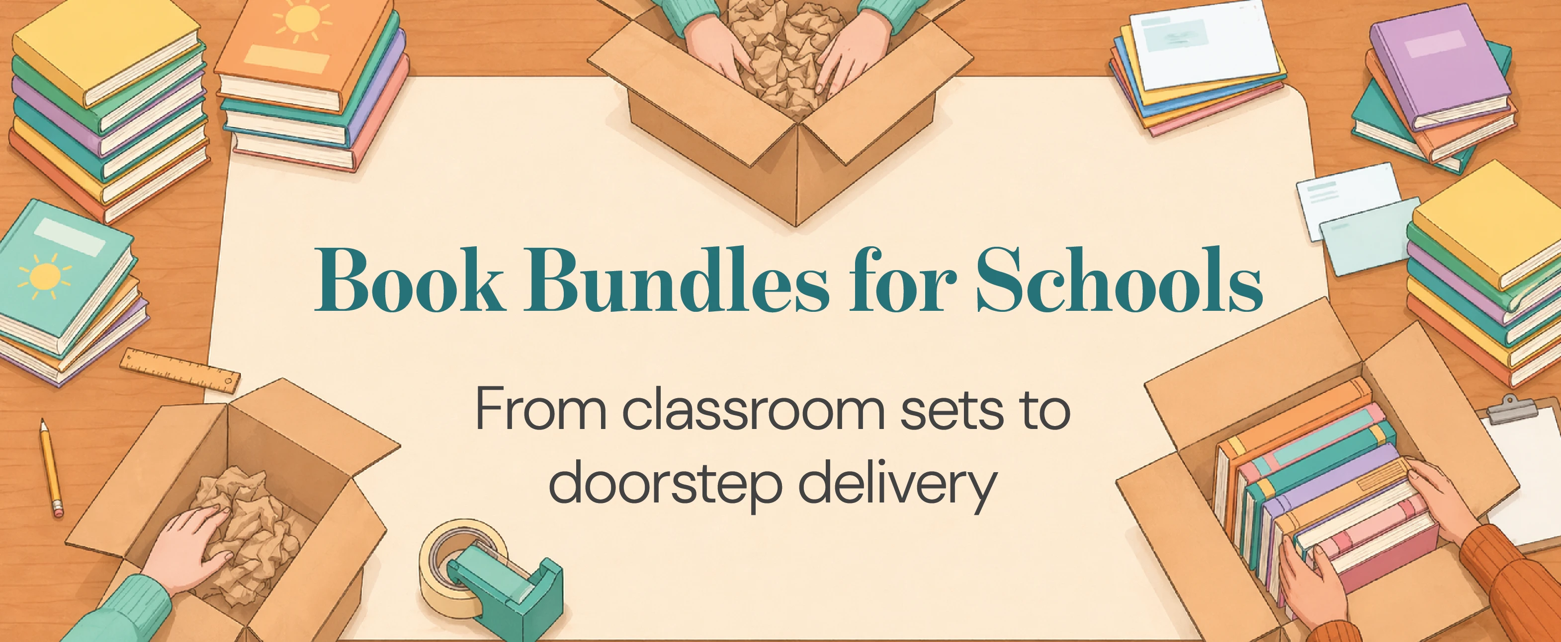 Bulk Books for Schools: Classroom Bundling, Home Delivery & District Fulfillment