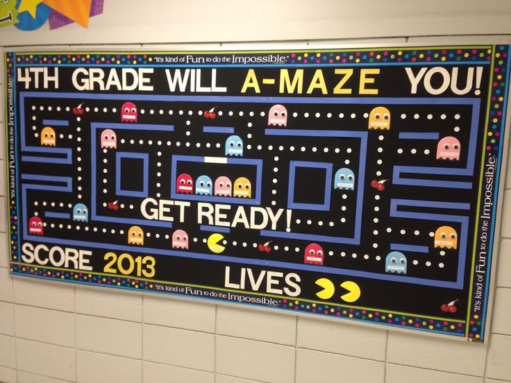 pacman bulletin board