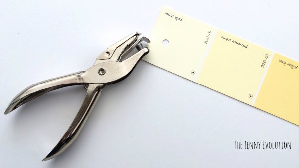 paint chip DIY bookmarks