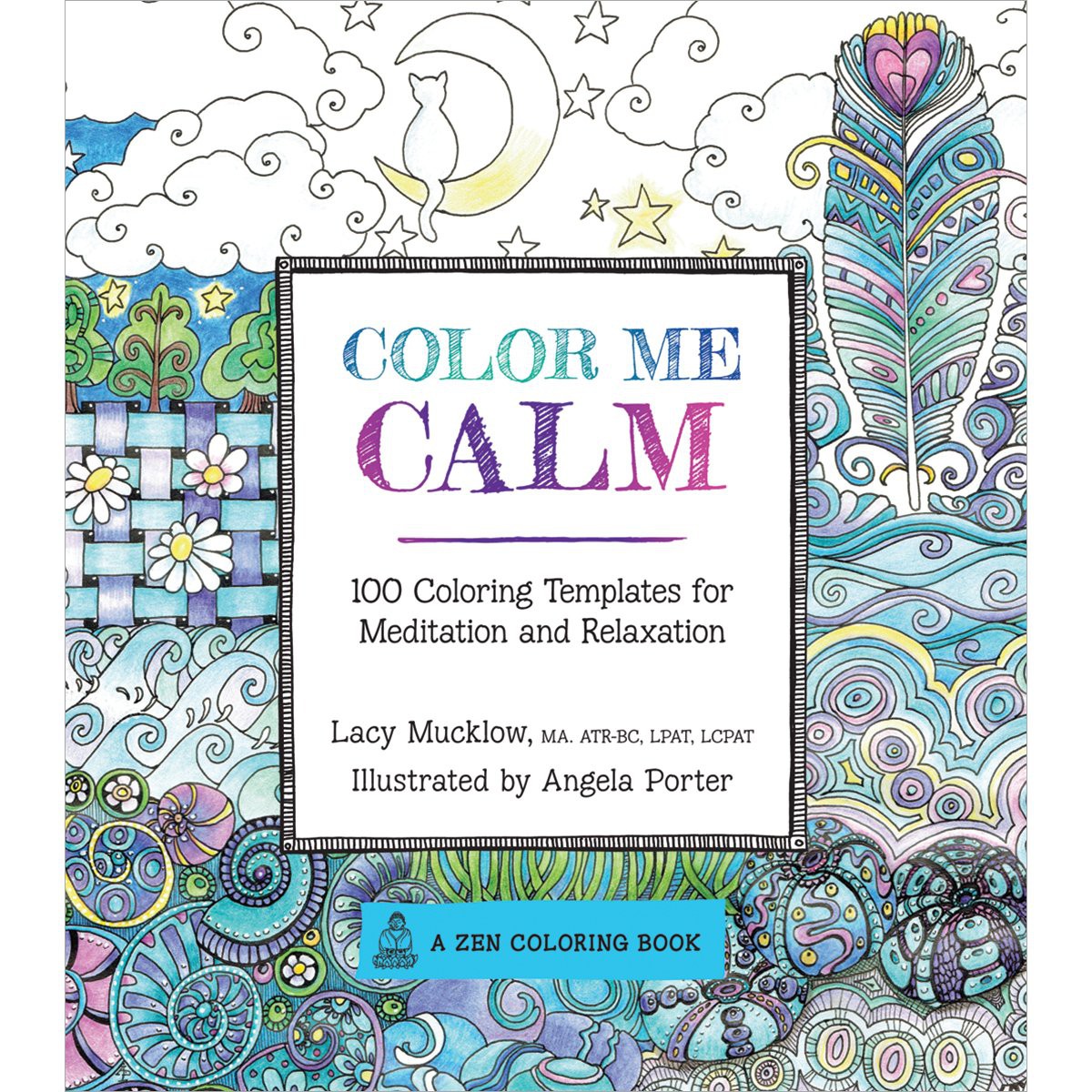 color me calm adult coloring book