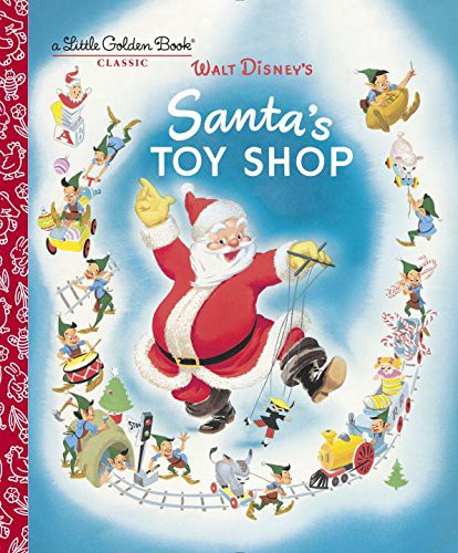 santa's toy shop little golden book