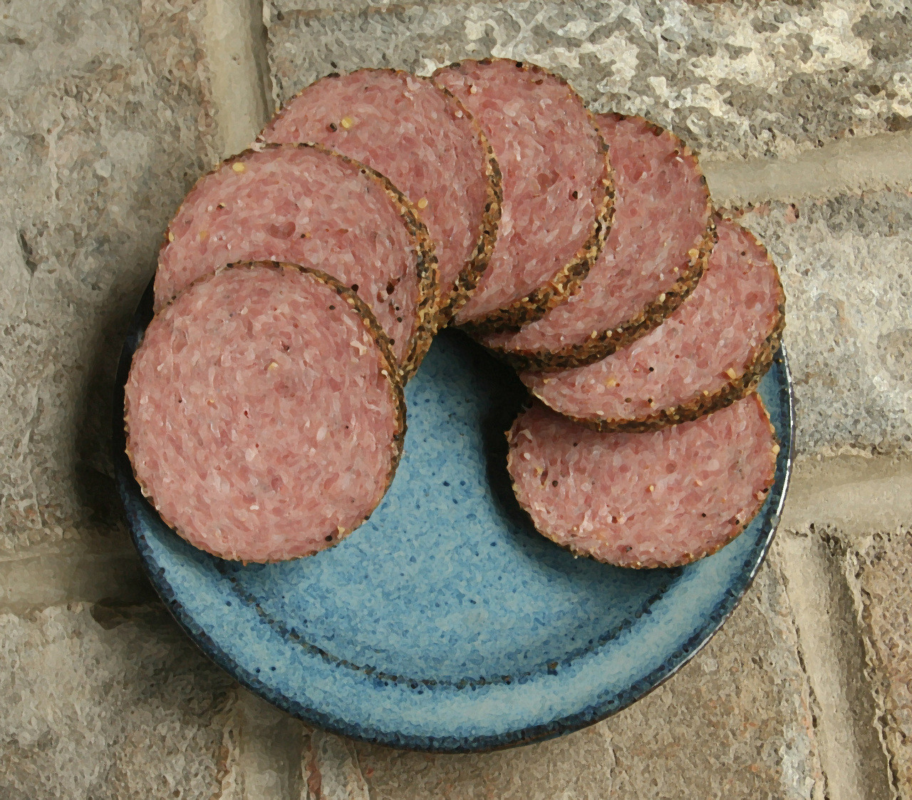 Cracked Black Pepper Summer Sausage