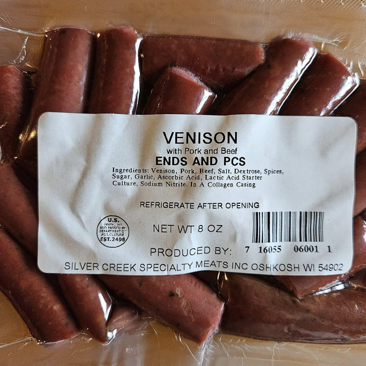 Venison 8 oz. snack bites