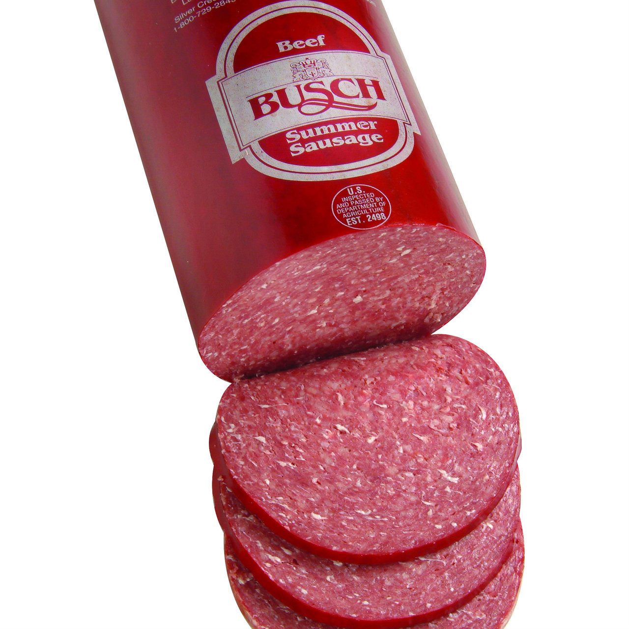 Busch Beef Summer Sausage Slicer 7.8 lb whole