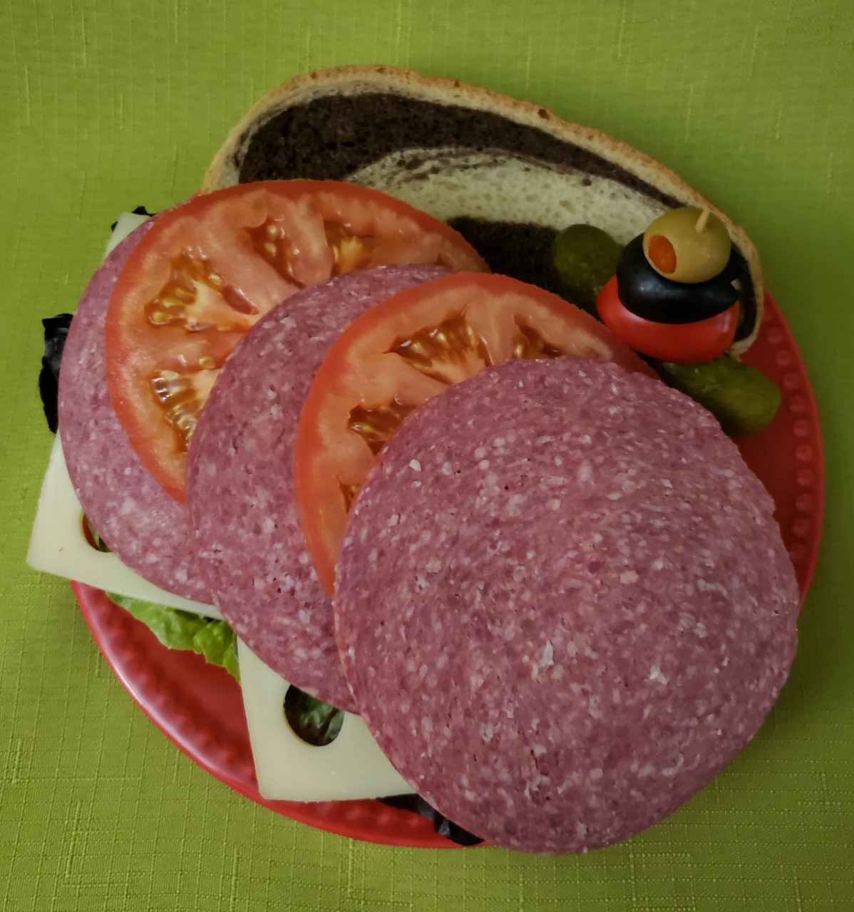 Pork Summer Sausage, tube or sandwich slices