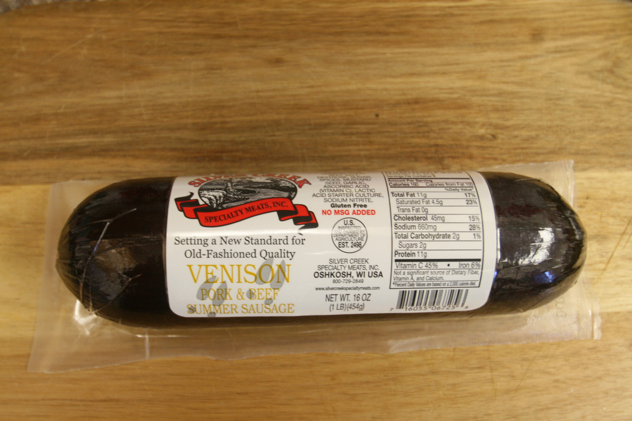 Silver Creek Venison Summer Sausage 1 lbs.