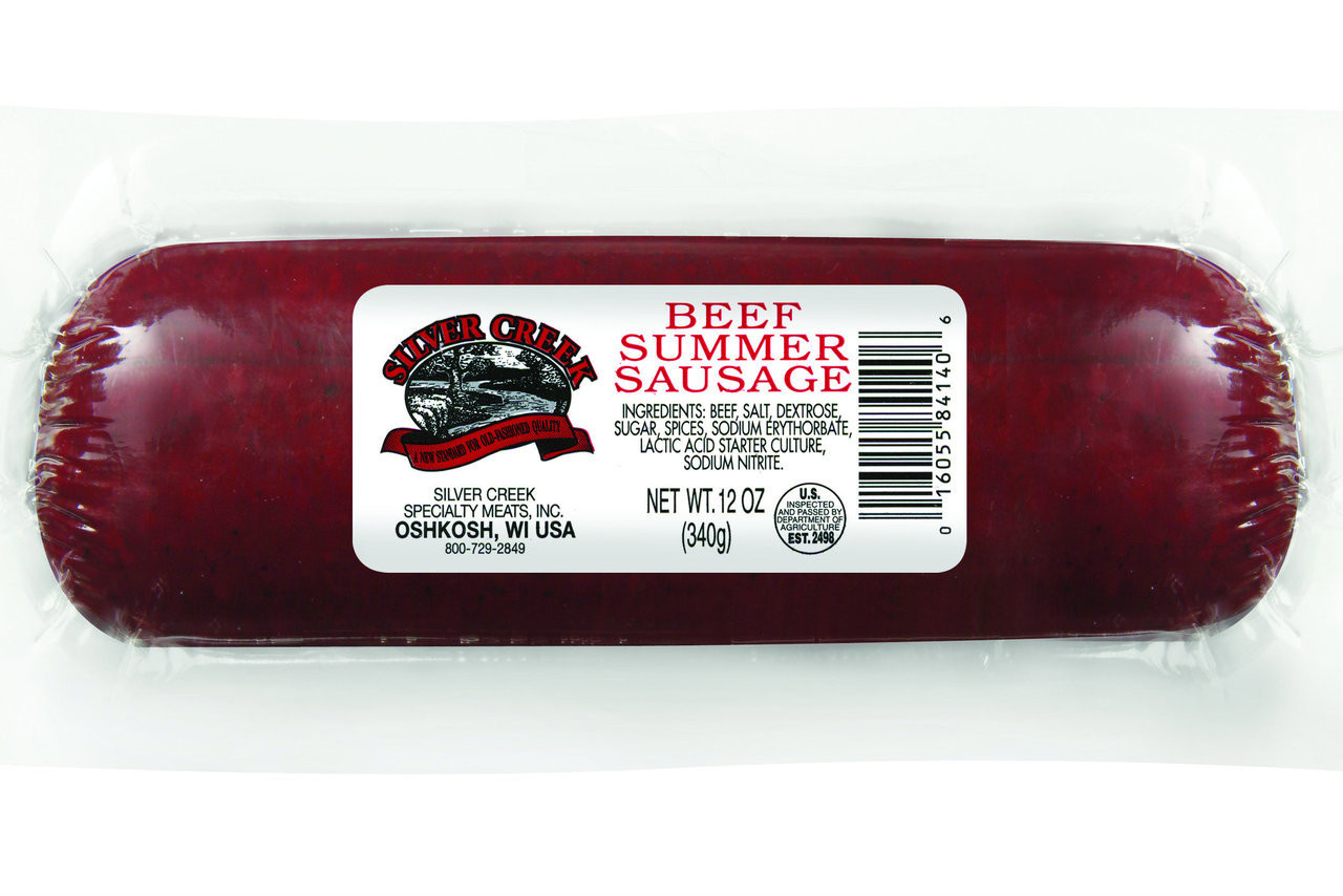 Silver Creek Beef Summer Sausage 12 Oz