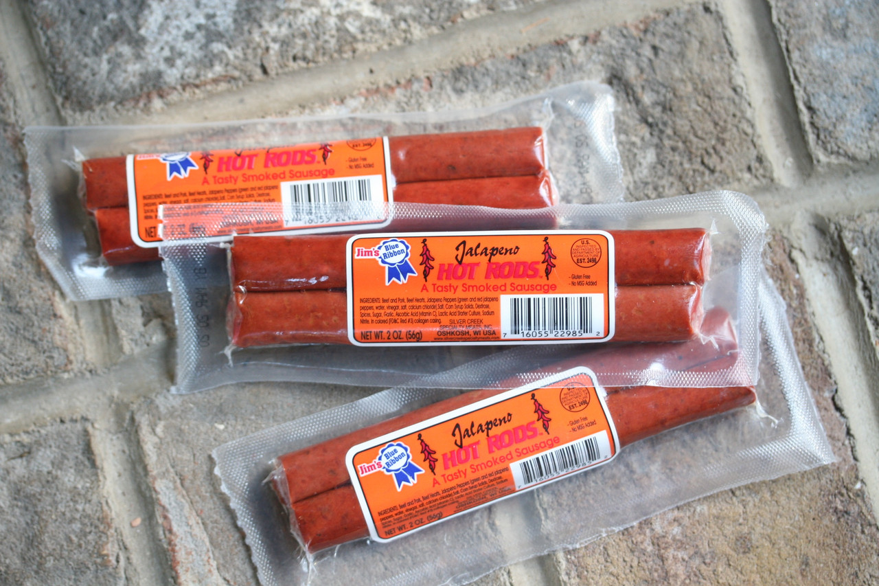 Jim's Blue Ribbon 2 oz. Hot Rods - Jalapeno