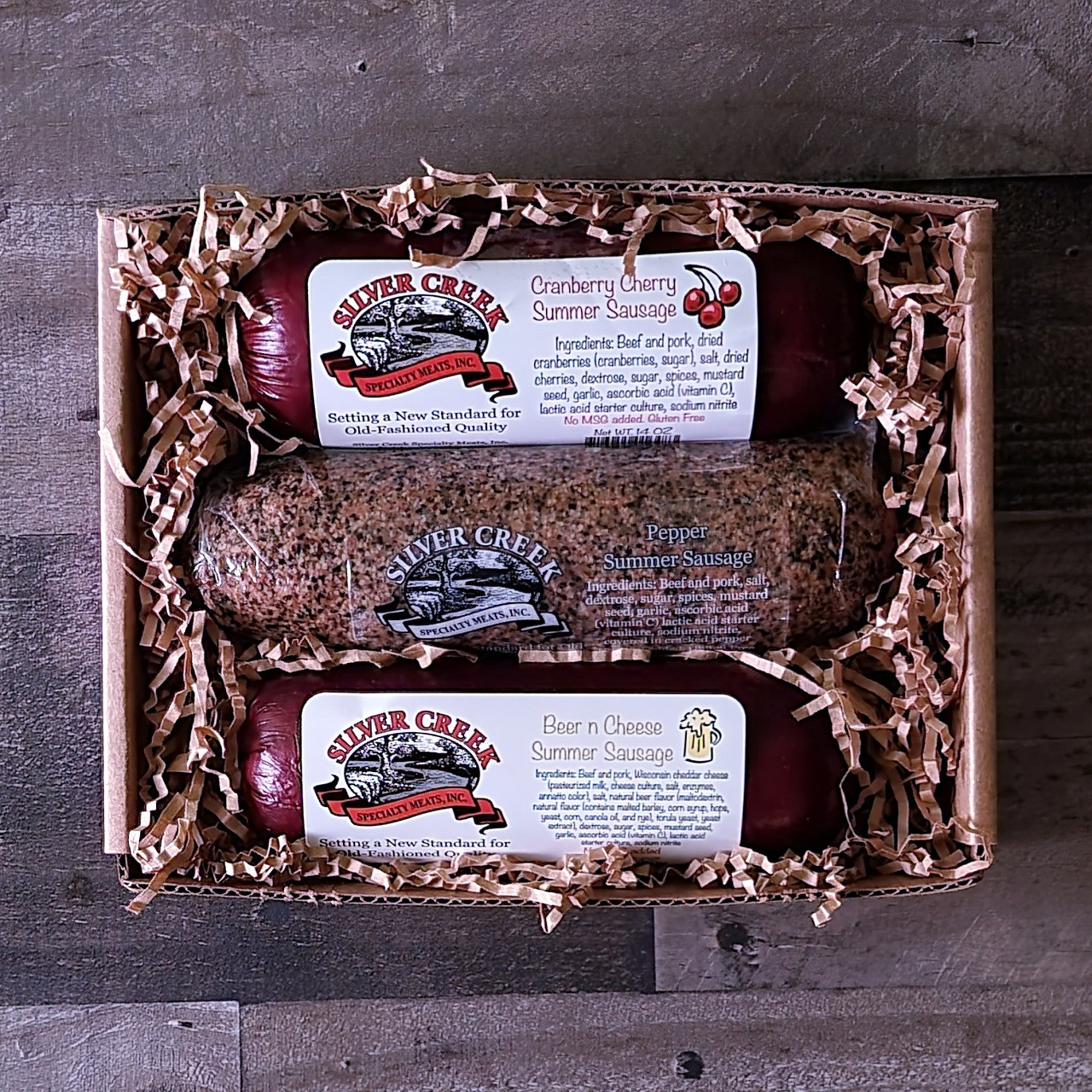 Cheese & Sausage Sampler Gift Box