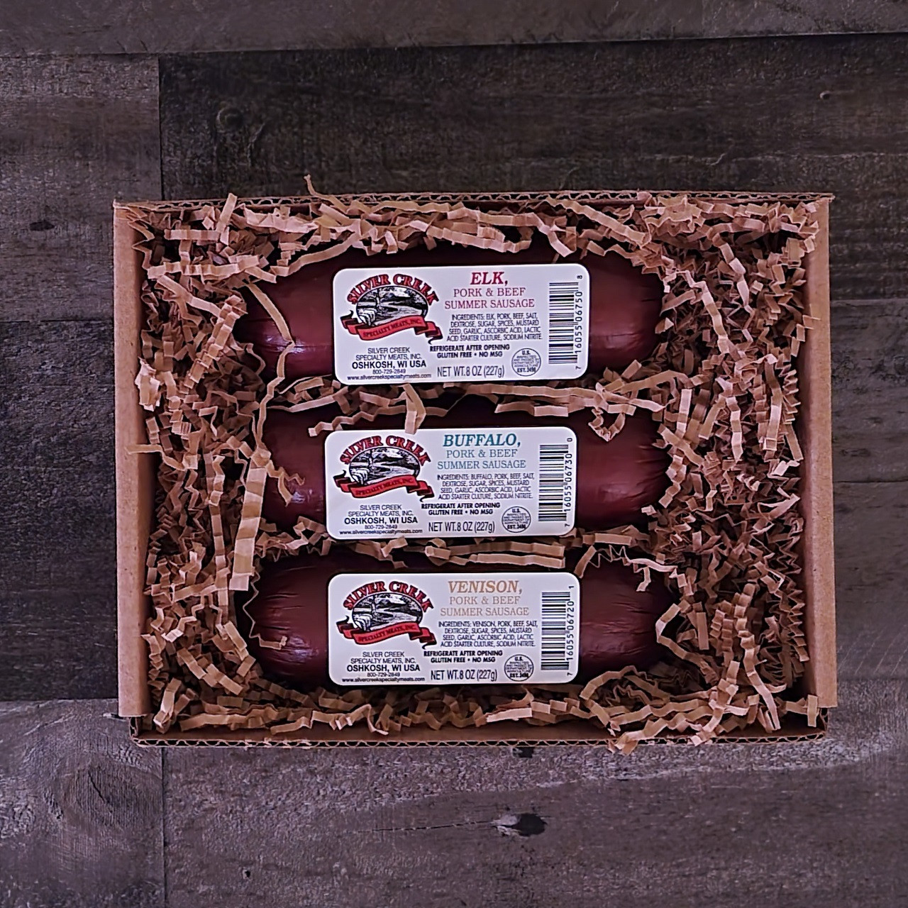 Silver Creek Wild Game Summer Sausage Sampler