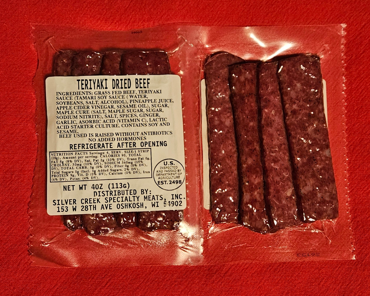 Teriyaki Dried Beef Strip