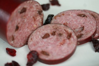 Cranberry and Cherry Summer Sausage