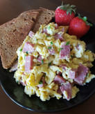 Egg Scramble & Sausage