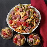Honey Mustard Sausage Pasta Salad