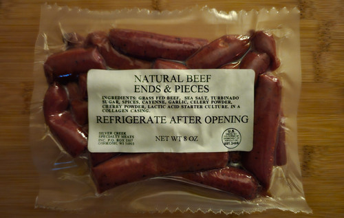 8 oz packs of All Natural Beef Ends and Pieces, same great product as sticks 8 oz packs of All Natural Beef Ends and Pieces, same great product as sticks