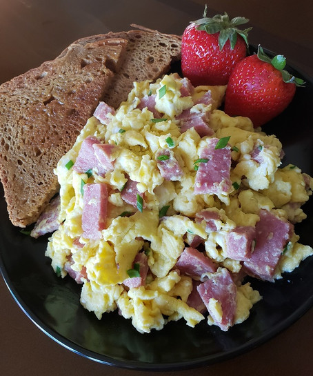 Egg Scramble & Sausage