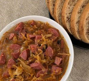 Luxemburg Sausage & Sauerkraut Soup