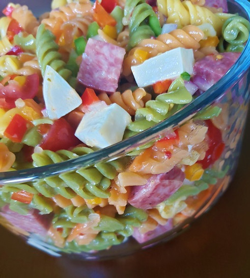 Summer Sausage Pasta Salad