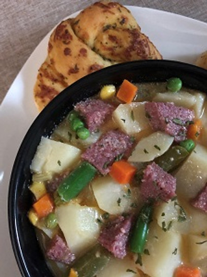 Summer Sausage Potato Soup Summer Sausage Potato Soup