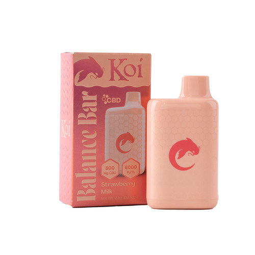 Ignite your senses nicotine-free with the Koi Balance Bar CBD Vape, the ultimate companion for your daily relaxation ritual. Crafted to fit snugly in the palm of your hand, this compact and stylish device brings balance to your vaping experience.