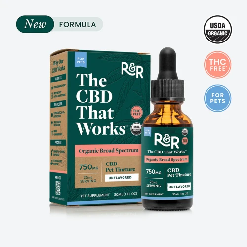 PRODUCT DETAILS

CBD can work wonders for pets. Whether your companion is struggling with age-related pains, like achy joints, or if they get easily stressed on long trips or even when you leave the house for groceries, CBD is a perfect, all-natural solution that won’t give them any harsh side effects.

This highly versatile Tincture is designed for easy dosing to suit even the pickiest of eaters. When taken consistently, your pet can experience feelings of calm and reduced pain. Take them on long road trips or plane rides without stress. Run and jump with them in the park and play fetch until you’re spent first! And allow your pets to enjoy their quiet time in the house without them experiencing the difficulties of separation anxiety. Let them enjoy their lives again so you can enjoy it with them.*