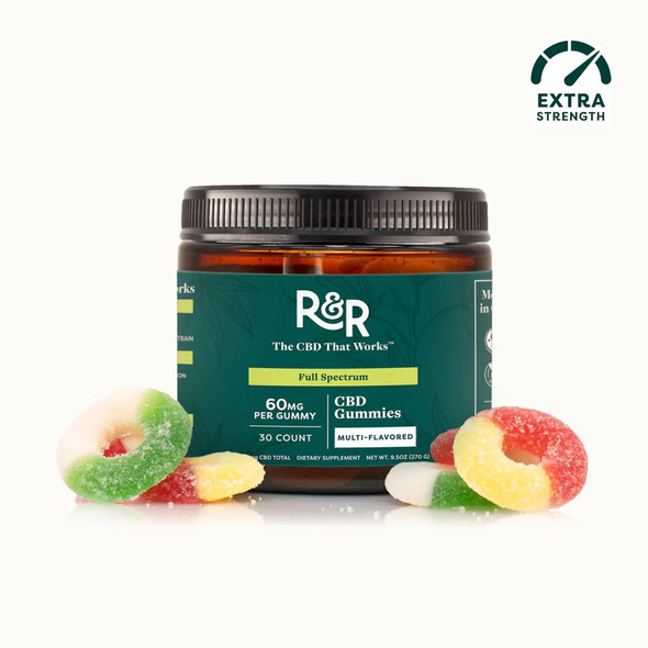 Full-Spectrum Gummies deliver 60mg of USDA-certified organic hemp extract along with 6.8mgof minor cannabinoids (CBC, THC, CBD-A, CBG, CBT, CBE, CBDv, CBN) to let you benefit from the entourage effect. Each jar contains 30 Gummies for a total of 1800mg of CBD per jar.
