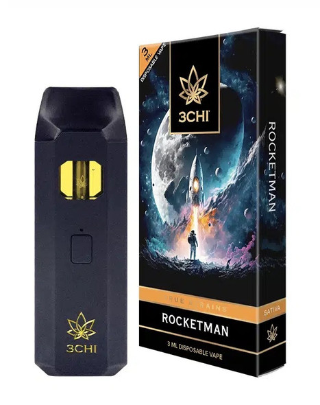 3CHI True Strain Premium 3mL Disposable Vape - Rocket Man (Sativa)
