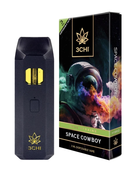 3CHI HYBRID TRUE STRAIN PREMIUM 3ML DISPOSABLE VAPE-SPACE COWBOY

3Chi True Strains Premium 3ml Disposable Vape 

Introducing the 3Chi True Strains 3ml Disposable, a revolutionary blend of science and nature for the ultimate cannabis experience. Designed for enthusiasts seeking tailored effects, True Strains offers unparalleled consistency across various strains, each with its unique flavor profile and effects. From uplifting Sativas like Rocketman and Phoenix to calming Indicas like Nirvana and Interstellar, this disposable vape provides a full range of sensations for every occasion.