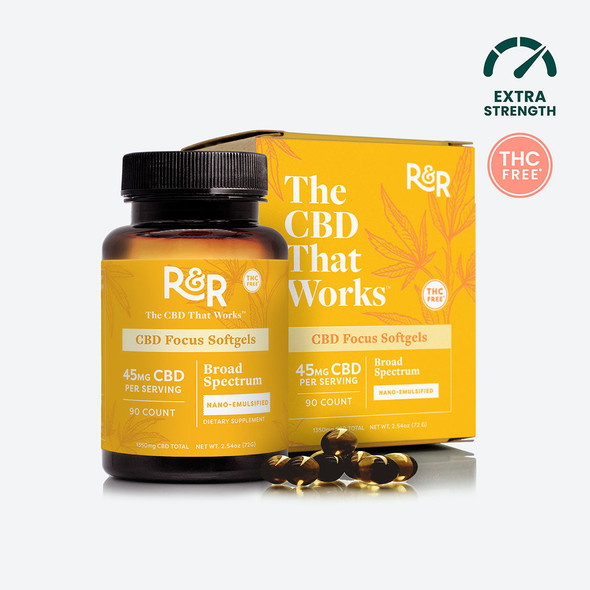 PRODUCT DETAILS

Staying sharp and productive doesn’t have to mean dealing with jitters, crashes, or restless nights. Our CBD Focus Softgels are designed to deliver long-lasting mental clarity and cognitive support, empowering you to tackle your to-do list with confidence and ease.

Infused with 45mg of Broad-Spectrum CBD and a potent blend of nootropics and adaptogens–Alpha GPC, Shilajit Extract, Ginkgo Biloba, and Vitamin B6–these Softgels promote sustained focus, memory, and mental agility. Whether you’re preparing for a big presentation, managing a bustling household, or simply seeking to stay organized and present throughout the day, our time-released formula works to keep you clear-headed and calm even under pressure.

Enjoy the benefits of improved focus and emotional balance without the side effects commonly associated with pharmaceuticals. From conquering complex tasks to creating deeper connections with loved ones, these Softgels can help you stay focused and capable no matter the challenge.*