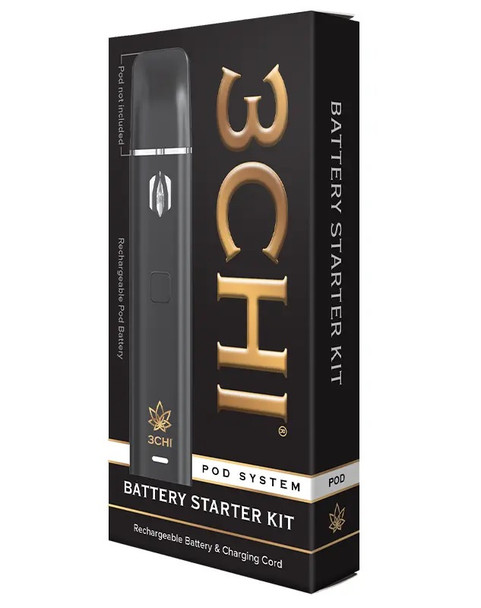 Introducing 3CHI’s revolutionary pod battery system, complete with rechargeable battery and USB-C charging cable. Compatible with all 3CHI pods. Pods sold separately.