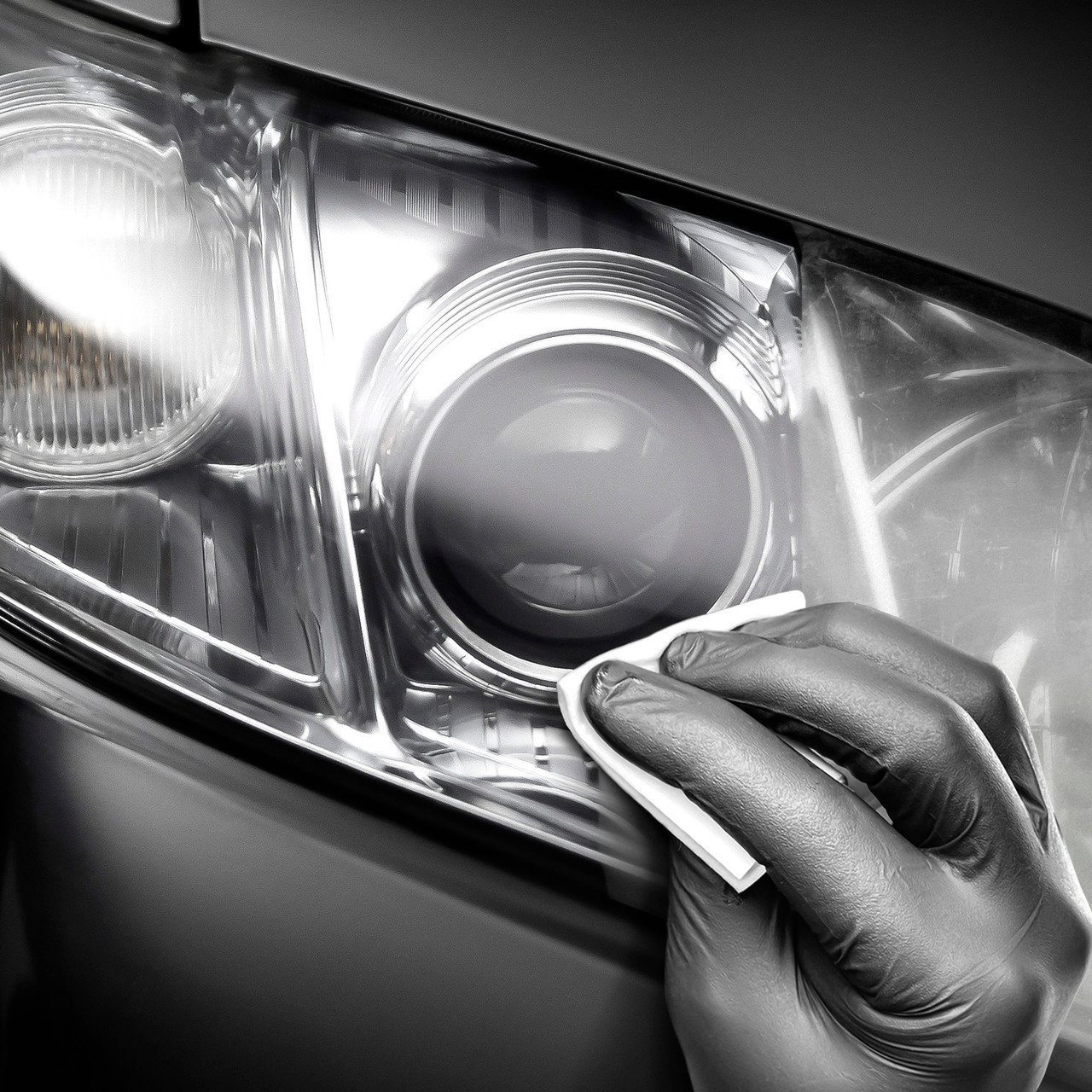 Headlight Restoration Kit with Long-Lasting UV Coating