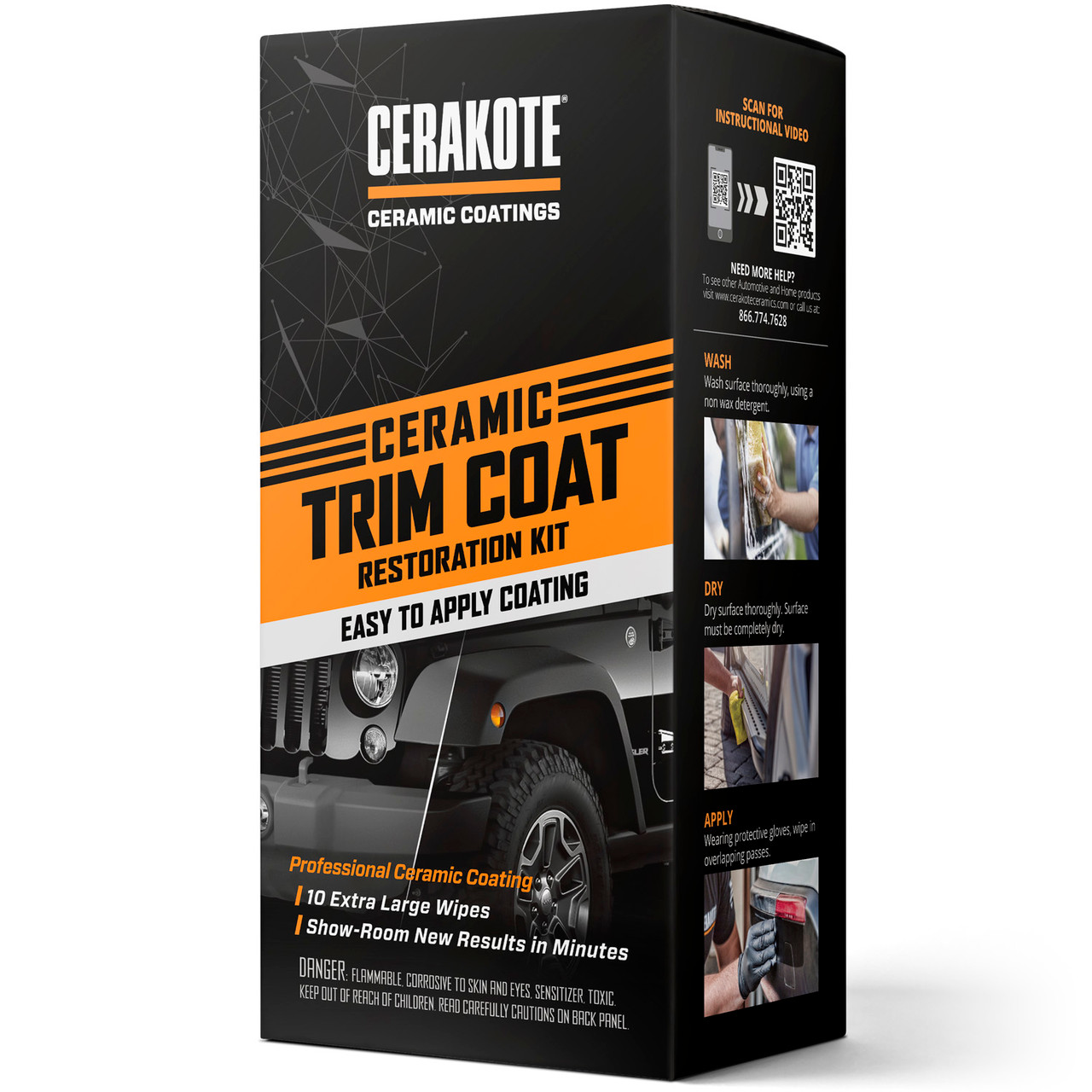 Cerakote Ceramic Trim Coat Kit, Detail Trim Restorer - CerakoteCeramics